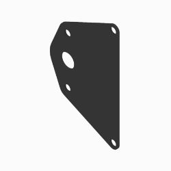 BOSS TGS15603-03 TGS Black 2-Stage Bushing Mount Plate 