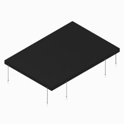 BOSS VBS17190 1.5-2.0 Yard Forge Tarp w/ Bungees 