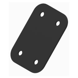 BOSS VBS19426-03 VBX3000 Black Vibrator Back Plate 