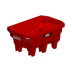Boss VBS26065 LLDPE Hopper : 1.5 Cubic Yard 