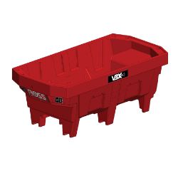 Boss VBS26080 LLDPE Hopper : 2 Cubic Yard 