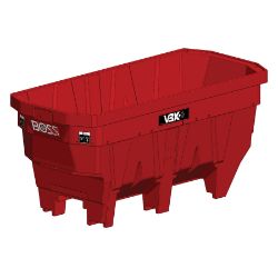 Boss VBS26090 LLDPE Hopper : 3 Cubic Yard 