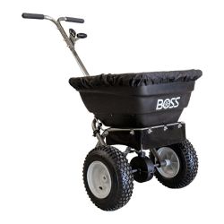 BOSS WBS28080 Walk-Behind Spreader,80 Lb,Brcast,22+ - BOSS WBS28080