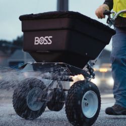 BOSS WBS28100 100Lb Broadcast Walk Behind Spreader (22+) 