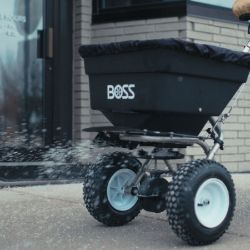 BOSS WBS28100 100Lb Broadcast Walk Behind Spreader (22+) - BOSS WBS28100