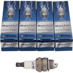 Stens 130-171-4 Pack of 4 Mega-Fire SE-BPMR8Y Spark Plugs 