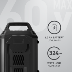 Toro 88960 60V MAX* Flex-Force 6.0Ah 324Wh Lithium-Ion Battery 