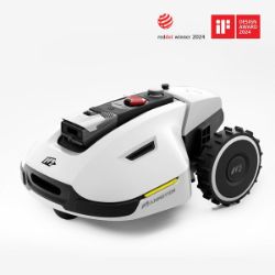 Mammation YUKA 2000 Robot Lawn Sweeping Mower w/ 3D Vision, 0.75 Acre Mowing Capacity, 1.2-4" Adjustable Cutting Height, & 45% Slope - MAM Yuka 2000